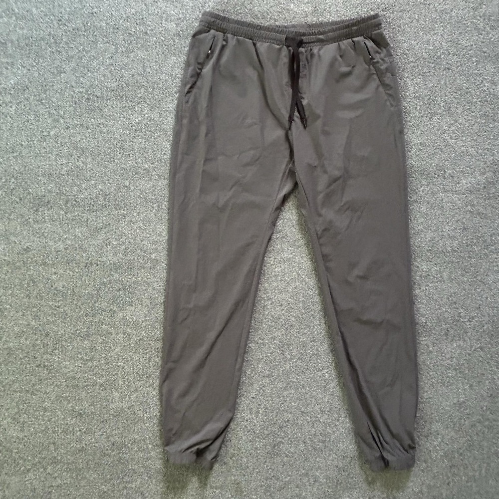 UNRL Jogger Pants Mens XLT Gray Stretch Zip Pockets Lightweight Athletic Travel